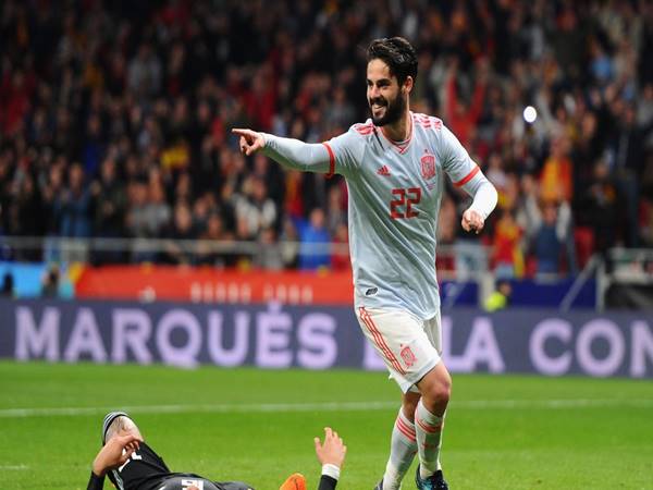 Isco trong màu áo ĐTQG