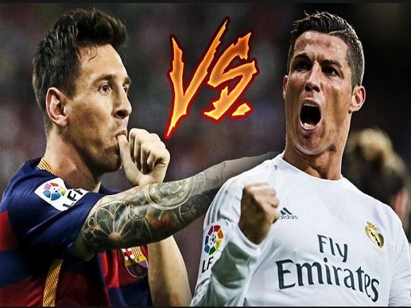Messi và Ronaldo là 2 trong những cầu thủ sút phạt hay nhất thế giới